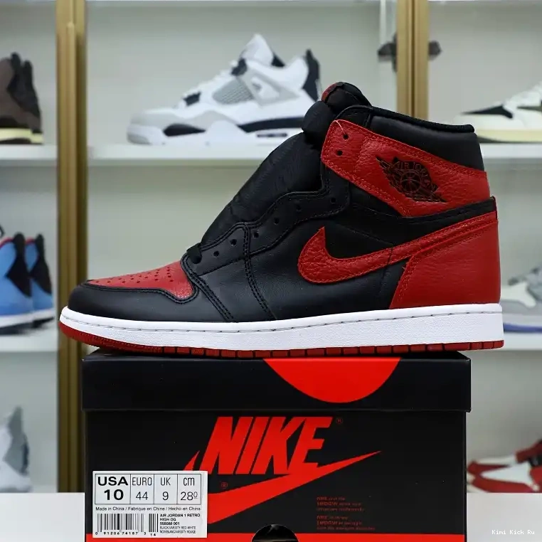 AIR HIGH 1 RETRO Kimikick 'BRED' JORDAN OG 0708